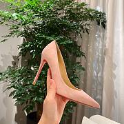 Christian Louboutin Kate Sude Pink Pumps Heel - 4