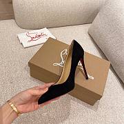 Christian Louboutin Kate Sude Black Pumps Heel - 2