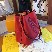 Louis Vuitton Neonoe red shoulder bag M44022 - 2