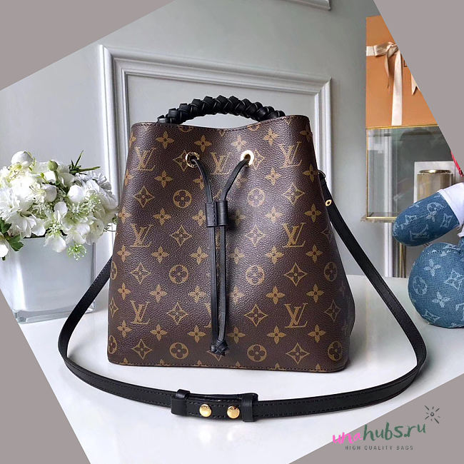 Louis Vuitton Neonoe Black MM Bag - 1