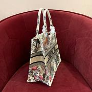 Dior Book Tote Multicolor Dior Jardin d'Hiver Embroidery Medium Bag - 6