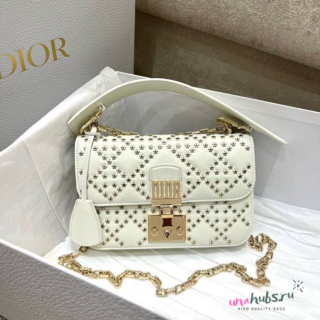 Dior Lucky Addict white shoulder bag - 1