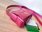Bottega Veneta Mini Cassette Pink Leather Bag - 6