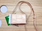 Bottega Veneta Mini Cassette Cream Leather Bag  - 3