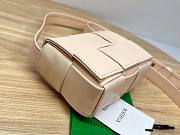 Bottega Veneta Mini Cassette Cream Leather Bag  - 2