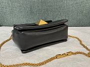 Valentino Garavani One Stud Mini Black Leather Bag - 6