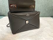 Valentino One Stud Mini All Black Leather Bag - 2