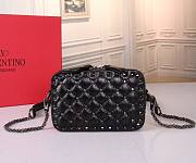 Valentino Garavani One Stud Black Box Bag - 4