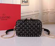 Valentino Garavani One Stud Black Box Bag - 5