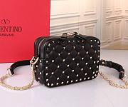 Valentino Garavani One Stud Black Box Bag - 6