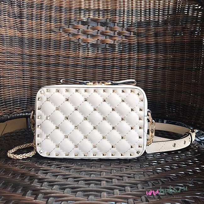 Valentino Garavani One Stud White Box Bag - 1