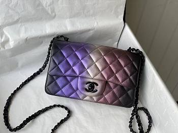 Chanel classic multicolor CF flap bag 20cm