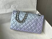 Chanel classic multicolor light blue CF flap bag 25cm - 3