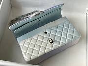 Chanel classic multicolor light blue CF flap bag 25cm - 5