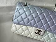 Chanel classic multicolor light blue CF flap bag 25cm - 6