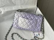 Chanel classic multicolor light blue CF flap bag 20cm - 3