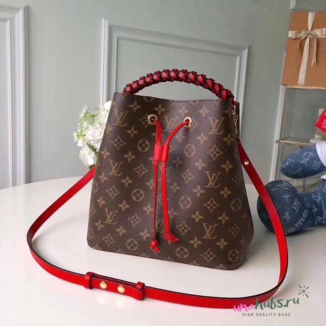 Louis Vuitton Neonoe Red MM Bag - 1