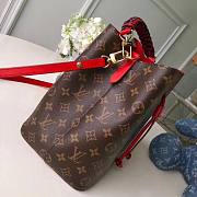 Louis Vuitton Neonoe Red MM Bag - 6