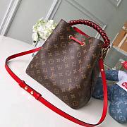 Louis Vuitton Neonoe Red MM Bag - 4