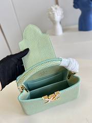 Louis Vuitton Capucines Mini Taurillon Green Bag - 6