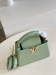 Louis Vuitton Capucines Mini Taurillon Green Bag - 5