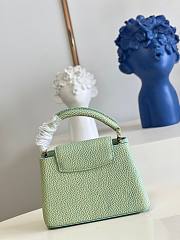 Louis Vuitton Capucines Mini Taurillon Green Bag - 2