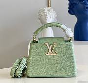 Louis Vuitton Capucines Mini Taurillon Green Bag - 1