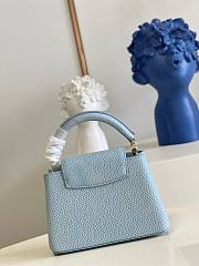 Louis Vuitton Capucines Mini Taurillon Blue Bag - 2