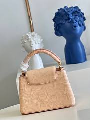 Louis Vuitton Capucines Mini Taurillon Orange Bag - 3