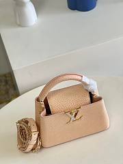 Louis Vuitton Capucines Mini Taurillon Orange Bag - 2