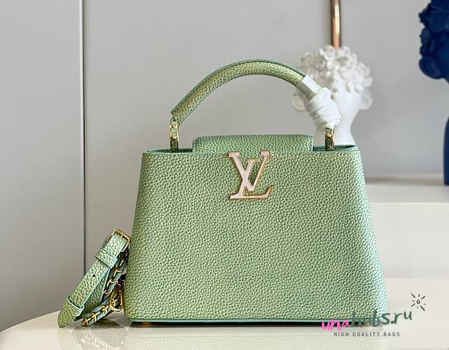 Louis Vuitton Capucines BB Taurillon Green Bag - 1