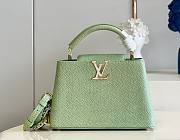 Louis Vuitton Capucines BB Taurillon Green Bag - 1