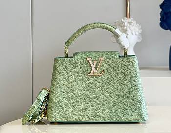 Louis Vuitton Capucines BB Taurillon Green Bag