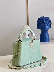 Louis Vuitton Capucines BB Taurillon Green Bag - 5