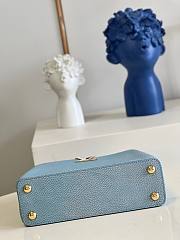 Louis Vuitton Capucines BB Taurillon Blue Bag - 3