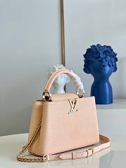 Louis Vuitton Capucines BB Taurillon Orange Bag - 3