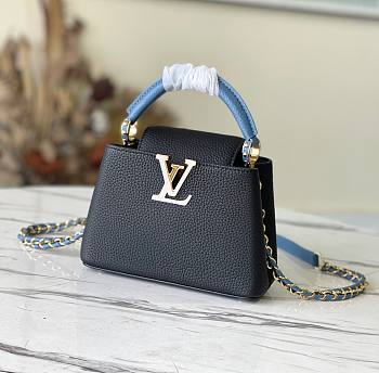 Louis Vuitton Capucines Mini Black 2022 Bag