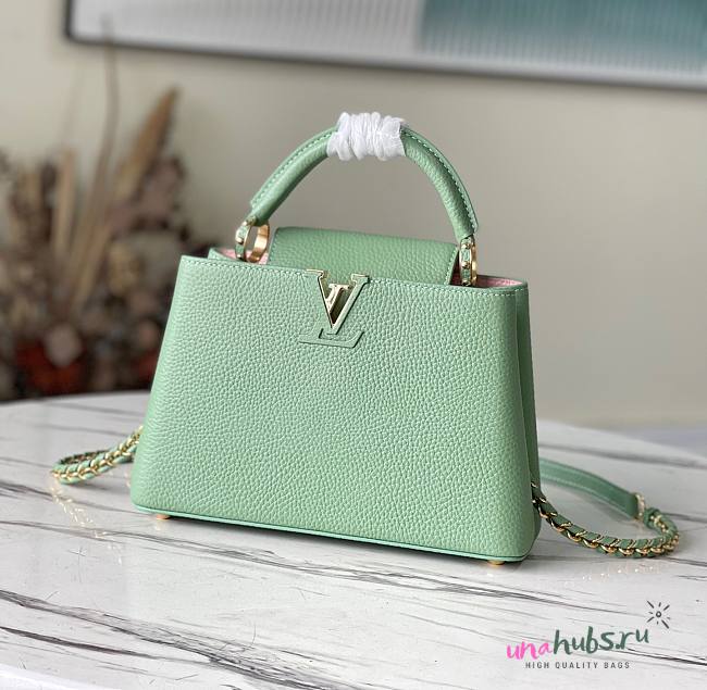 Louis Vuitton Capucines BB Green 2022 Bag - 1