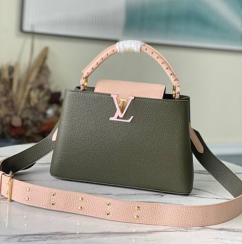 Louis Vuitton Capucines PM Green Bag