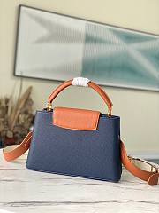 Louis Vuitton Capucines PM Blue Bag - 3