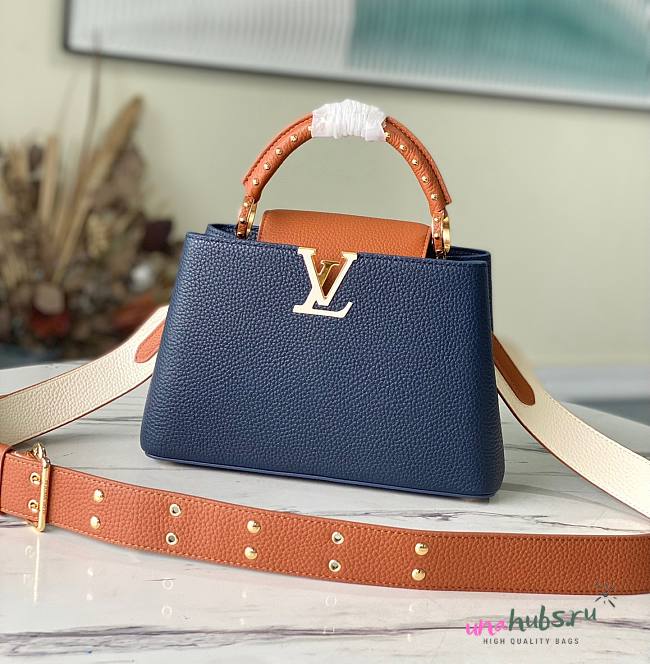 Louis Vuitton Capucines BB Blue Bag - 1