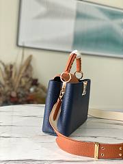 Louis Vuitton Capucines BB Blue Bag - 3