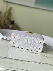 Louis Vuitton Capucines Mini White Bag - 4