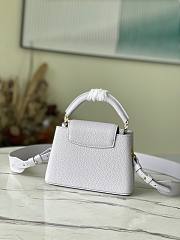 Louis Vuitton Capucines Mini White Bag - 3