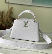 Louis Vuitton Capucines PM White Bag - 1