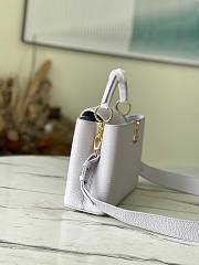 Louis Vuitton Capucines PM White Bag - 3