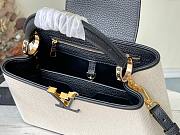 Louis Vuitton Capucines BB ecru canvas black bag - 6