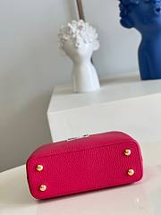 Louis Vuitton Capucines mini pink snake skin bag - 5