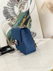 Chanel CF flapbag denim 24k gold hardware large bag - 2