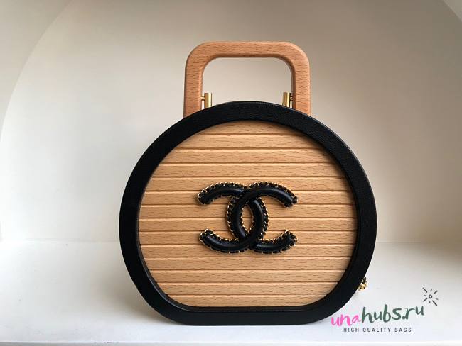 Chanel beech wood vanity small bag  - 1